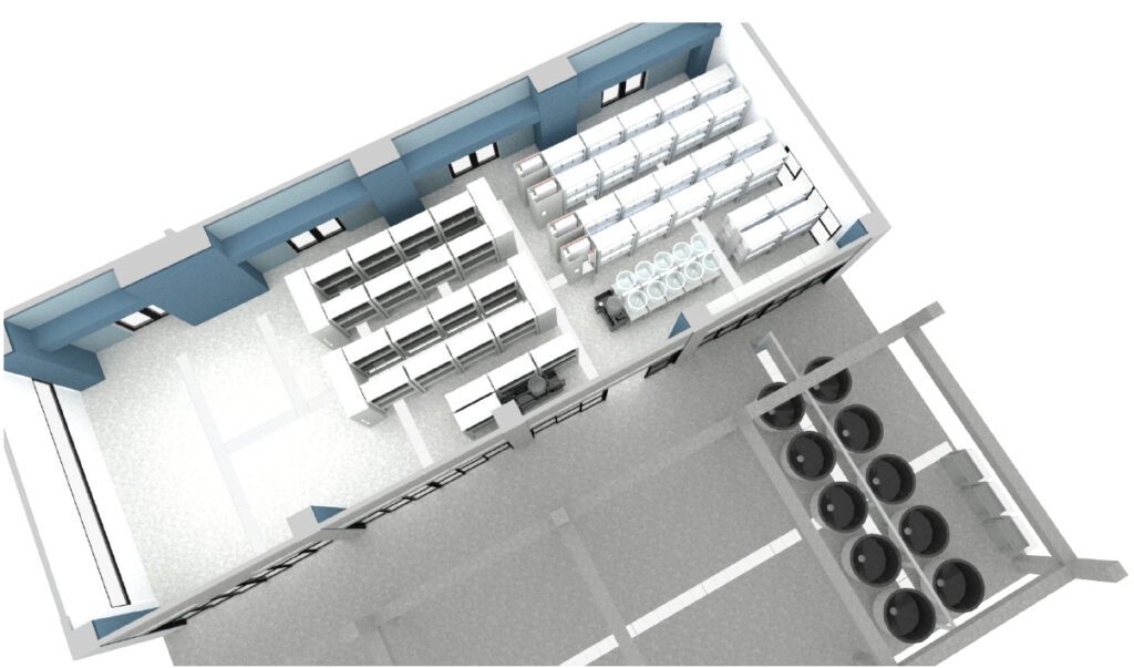 fish tank rack system 3D design