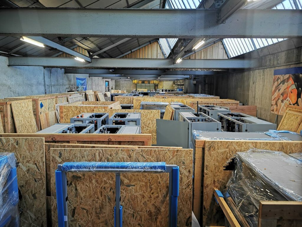 fish tank rack system packing