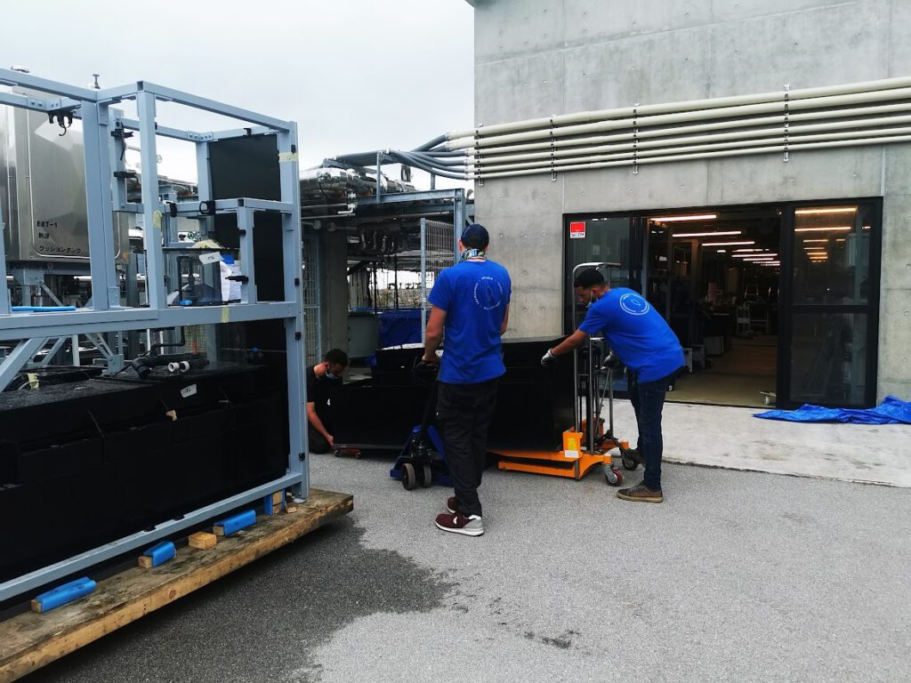 fish tank rack system handling
