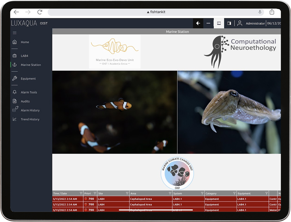 fish tank monitoring system